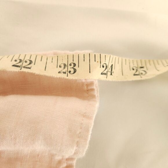 J Crew Mens Small Pink Slim Fit Baird McNutt Irish Linen Button Up Down Shirt - Picture 7 of 8